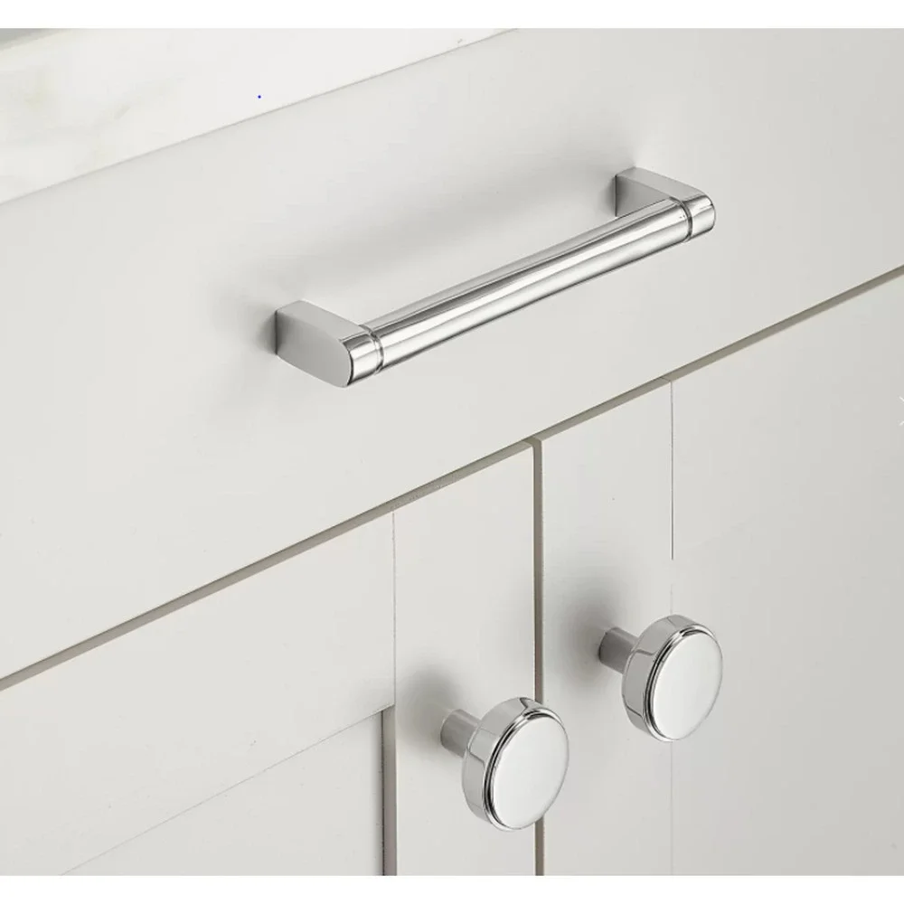 Restoration Hardware Lambeth Smooth Satin Nickel 1 inch Knob